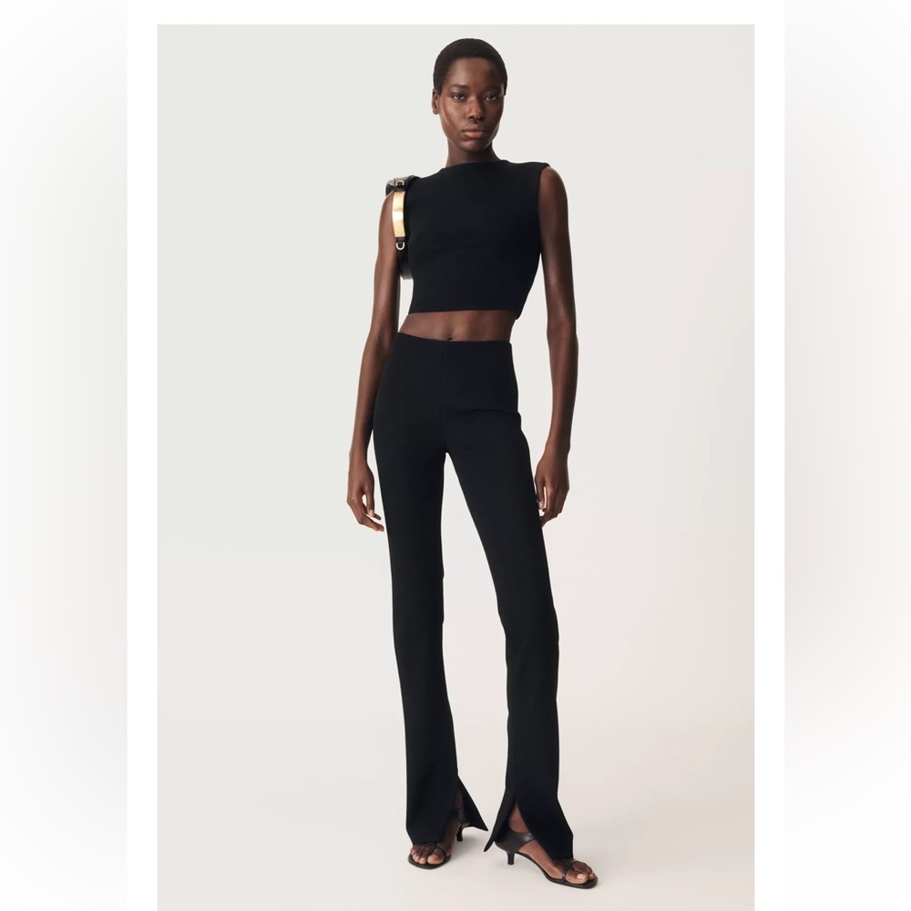 Zara Black Flare Boot Cut Pants